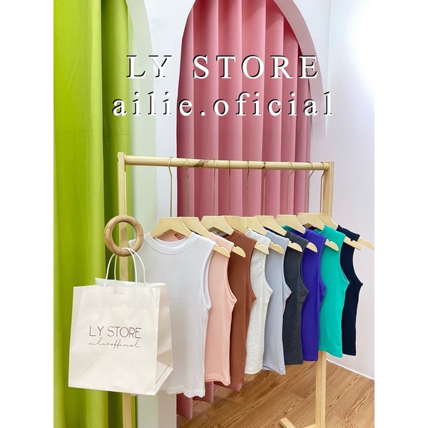ÁO THUN GÂN SÁT NÁCH CỔ CAO 3P - LY STORE