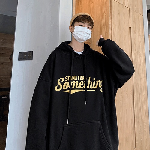 Áo hoodie unisex nam nữ cặp đôi form rộng nỉ bông dày dặn local brand SOMETHING hàn quốc cute khoác chống nắng dày mịn