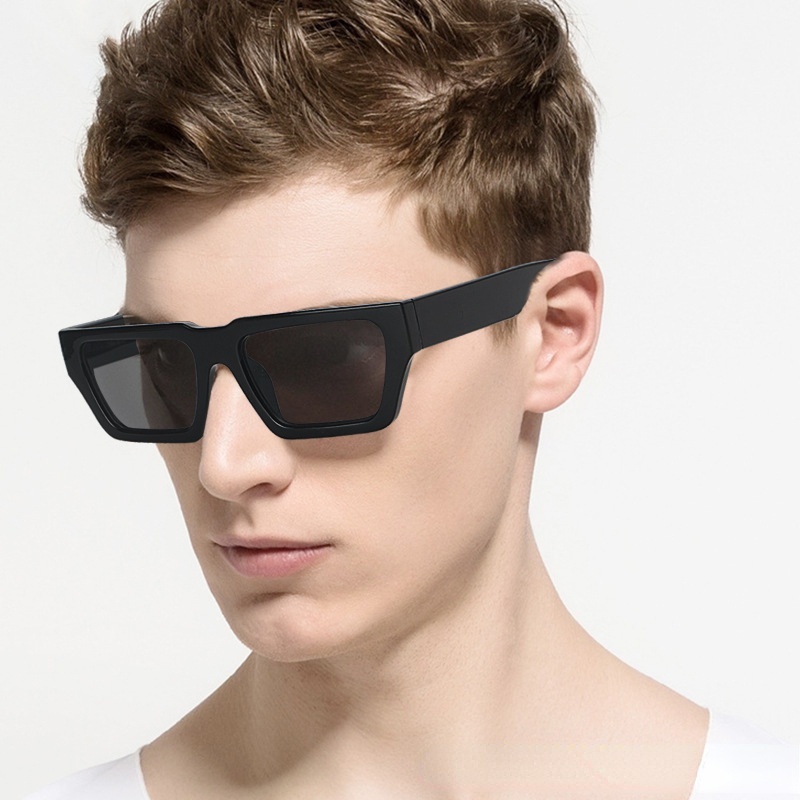 Kính Mát Hình Chữ Nhật Thời Trang Theo Phong Cách Phương Tây