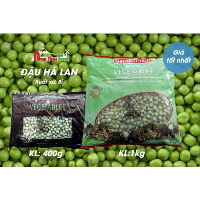 Rau củ hỗn hợp, Đậu Hà Lan, Ngô Ngọt