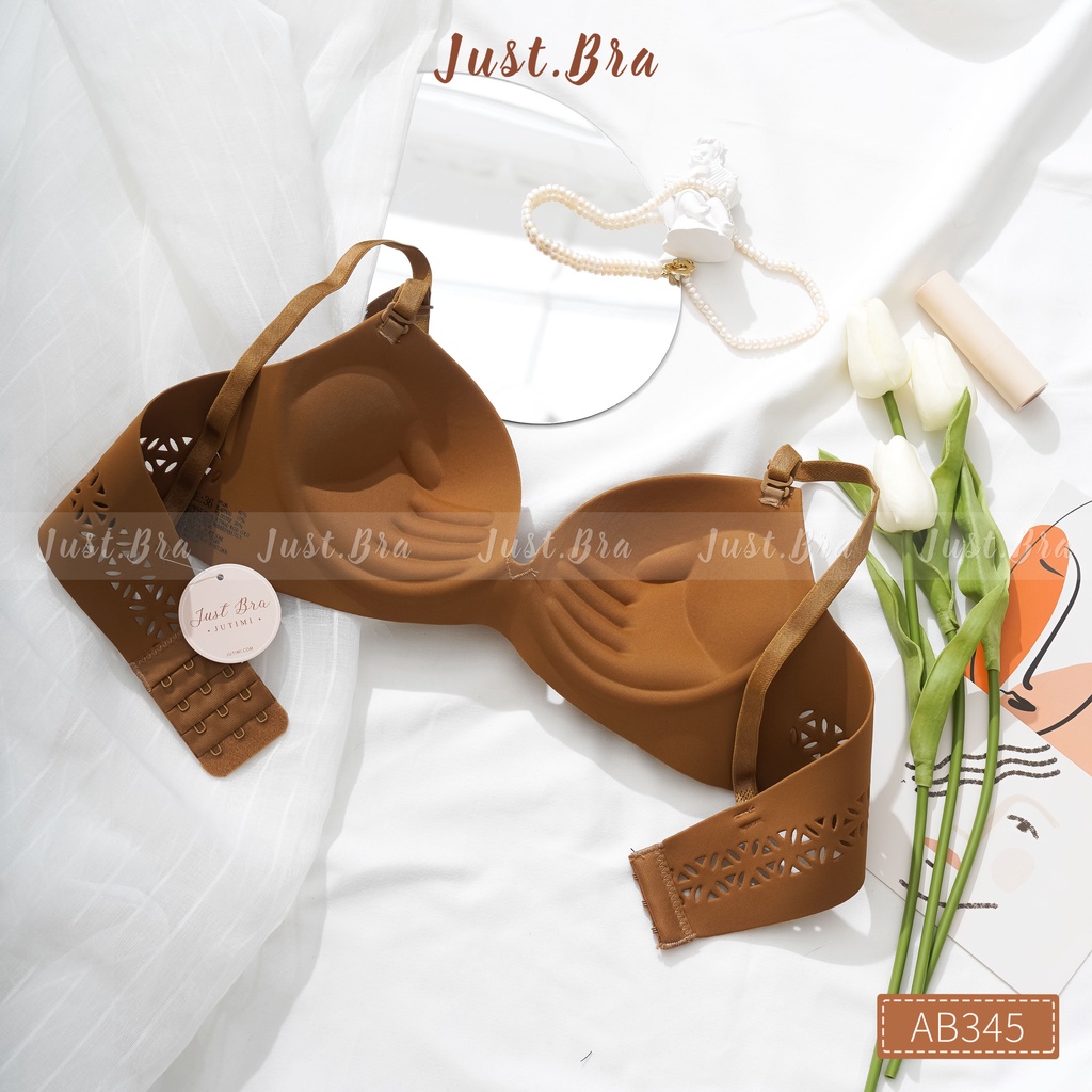Áo ngực đúc su Just Bra thiết kế không gọng mềm mại, không lo lộ viền AB345