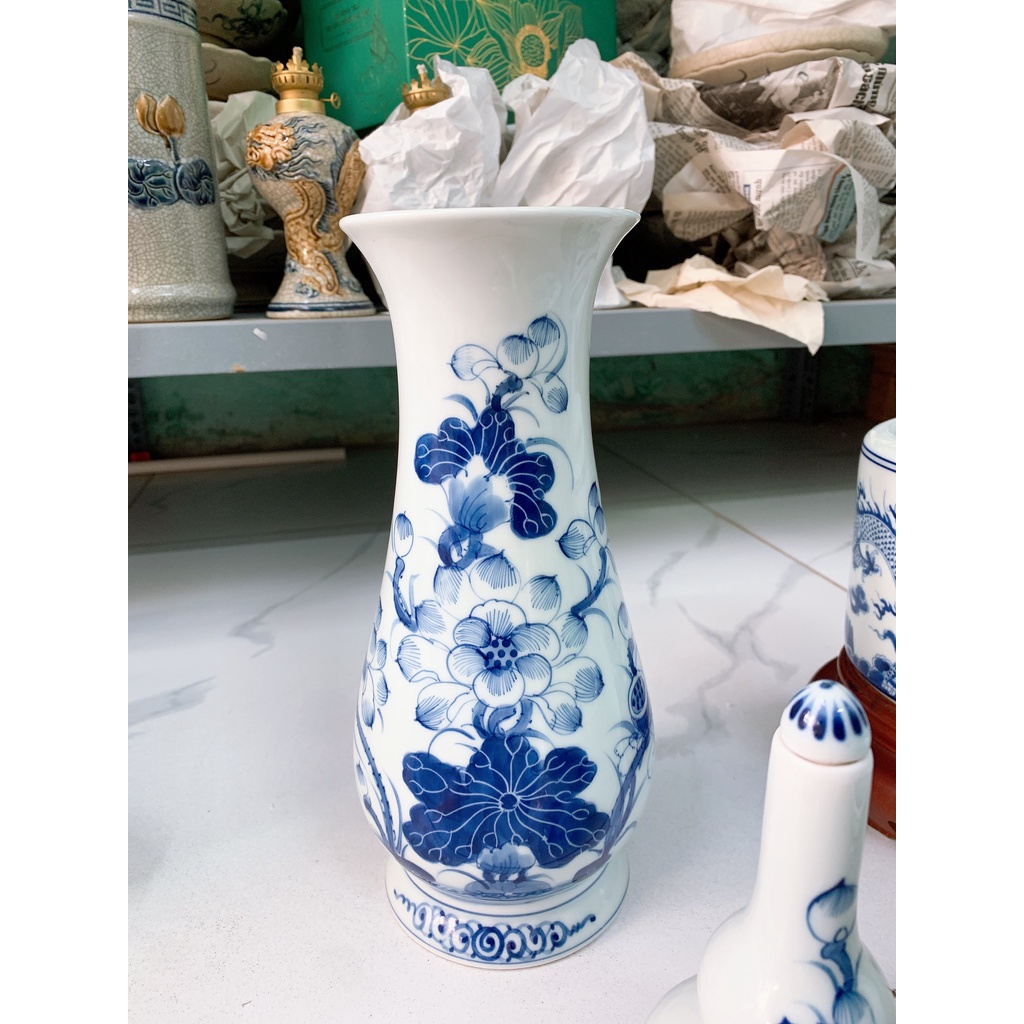 Lọ thờ men rong/ men xanh ngọc - hàng rẻ siêu đẹp