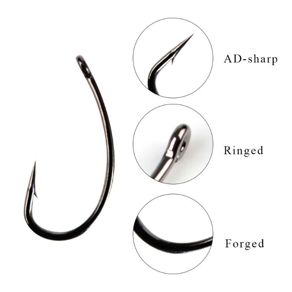 Bộ 15 Móc Câu Cá Bằng Thép Carbon Chất Lượng Cao