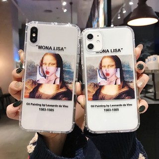 Ốp Lưng Hình Mona Lisa Cho Iphone12 Mini 11 Pro Max Xsmax Xr Xs I6 / 7 / 8 Plus