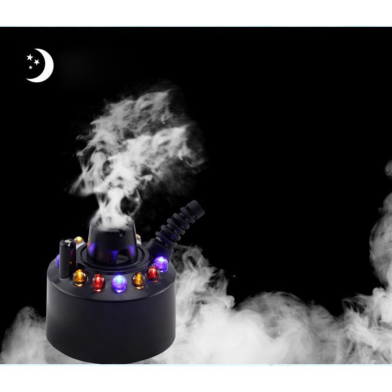 [FREE SHIP =&gt; 50K ] Máy phun sương tạo khói sương có đèn đổi màu dùng cho thác nước (có nguồn)