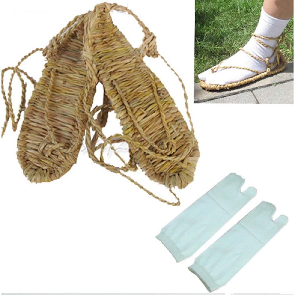 Xăng đan Tabi Bleach Cosplay Bleach Wind Straw Sandals