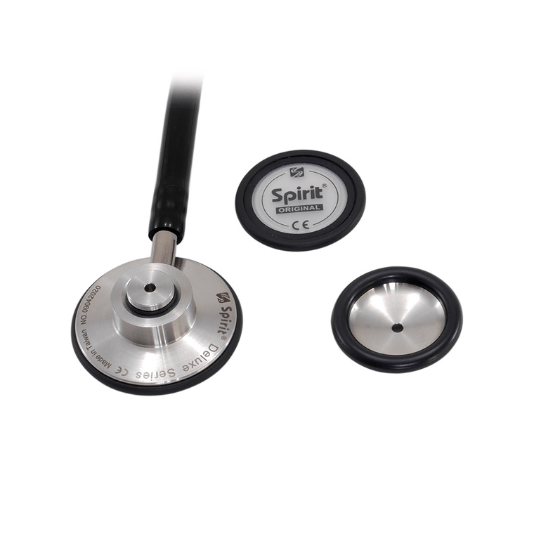 Ống nghe Spirit 2 màng nghe người lớn và trẻ em, 1 chuông nghe,  màu đen , mã CK-SS601PF