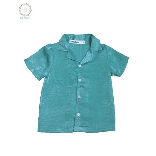 Bộ lụa trơn mặc nhà cho bé M2 MIMOCHY A011