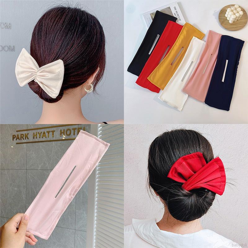 Kẹp xoắn tạo kiểu tóc búi nơ xinh xắn dành cho bạn gái