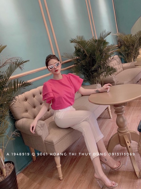 Quần vải baggy 4 màu 9061 (ảnh, video thật)
