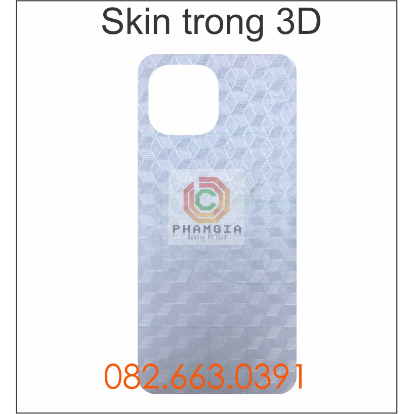 Miếng dán mặt lưng skin carbon Xiaomi Mi 11 Lite 4G / Mi 11 Lite 5G / Mi 11 lite 5G NE