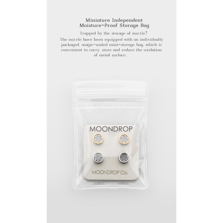Moondrop KATO thay thế Co. Vòi Phun Tai Nghe Bằng Thép Không Gỉ amp Brass