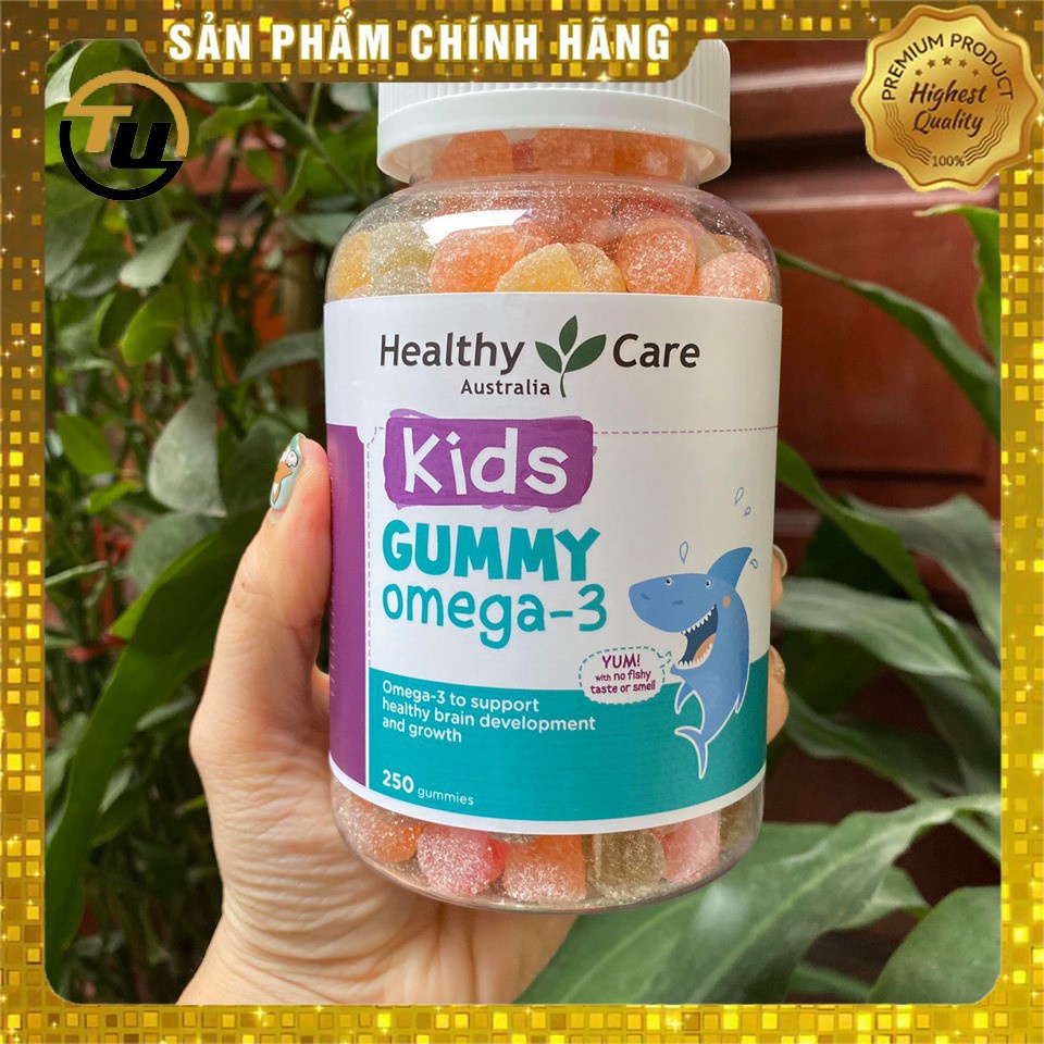 Kẹo Gummy Omega-3 Healthy Care 250 viên cho bé