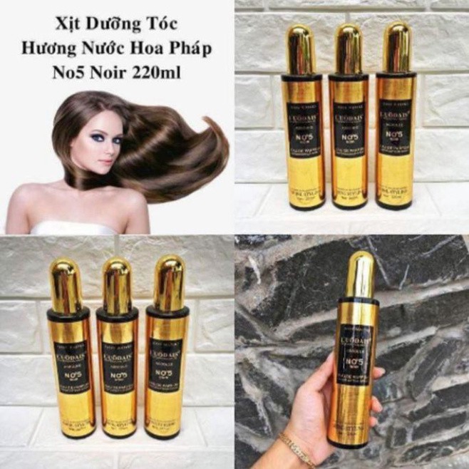 Xịt dưỡng tóc 💕FREESHIP💕 Xịt dưỡng tóc hương nước hoa Liyang Luodais No5