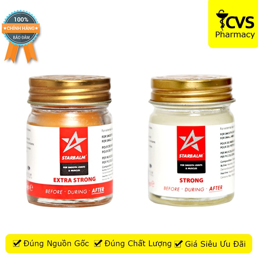 Dầu Cù Là Starbalm 25g - Cao Hỗ Trợ Chấn Thương Trong Mệt Mỏi Cơ Hoặc Đau Nhức - cvspharmacy