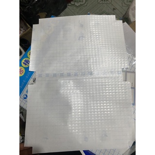 Túi 10 Tờ Decal 3D Tự Dính Bọc Sách Vở Học Sinh Trong Suốt Nhiều Size Chống Nước,Chống Rách