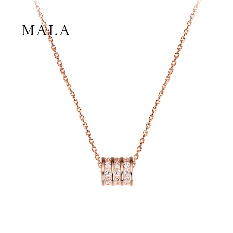 Vòng Cổ MAYEBE LAVEND Thép Titan Đính Đá Phong Cách Hàn Quốc Xinh Xắn Dành Cho Nữ