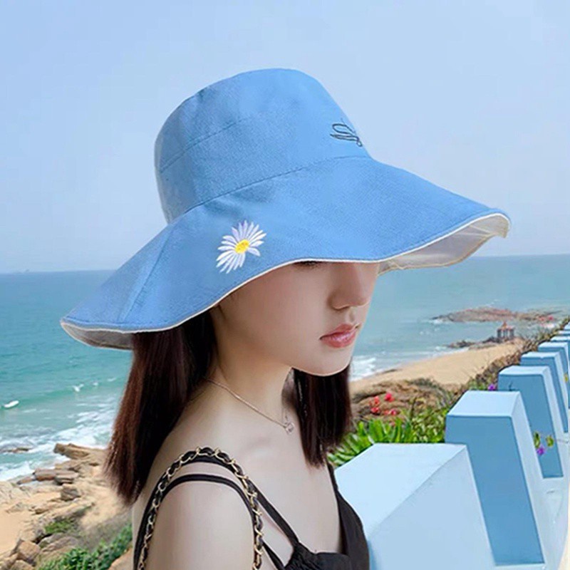 Nón Vành Rộng Màu Trơn Thời Trang Xuân Hè Mới Cho Nữ | BigBuy360 - bigbuy360.vn