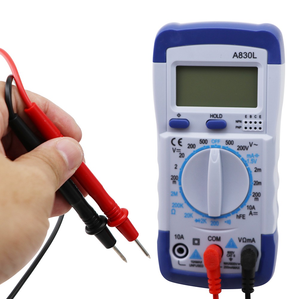 Máy Đo Điện Trở Mini AC DC Có Màn Hình Lcd Kỹ Thuật Số