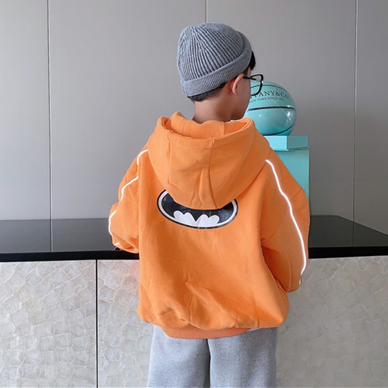 Áo hoodie tay dài dáng rộng phong cách Hàn Quốc cho nam