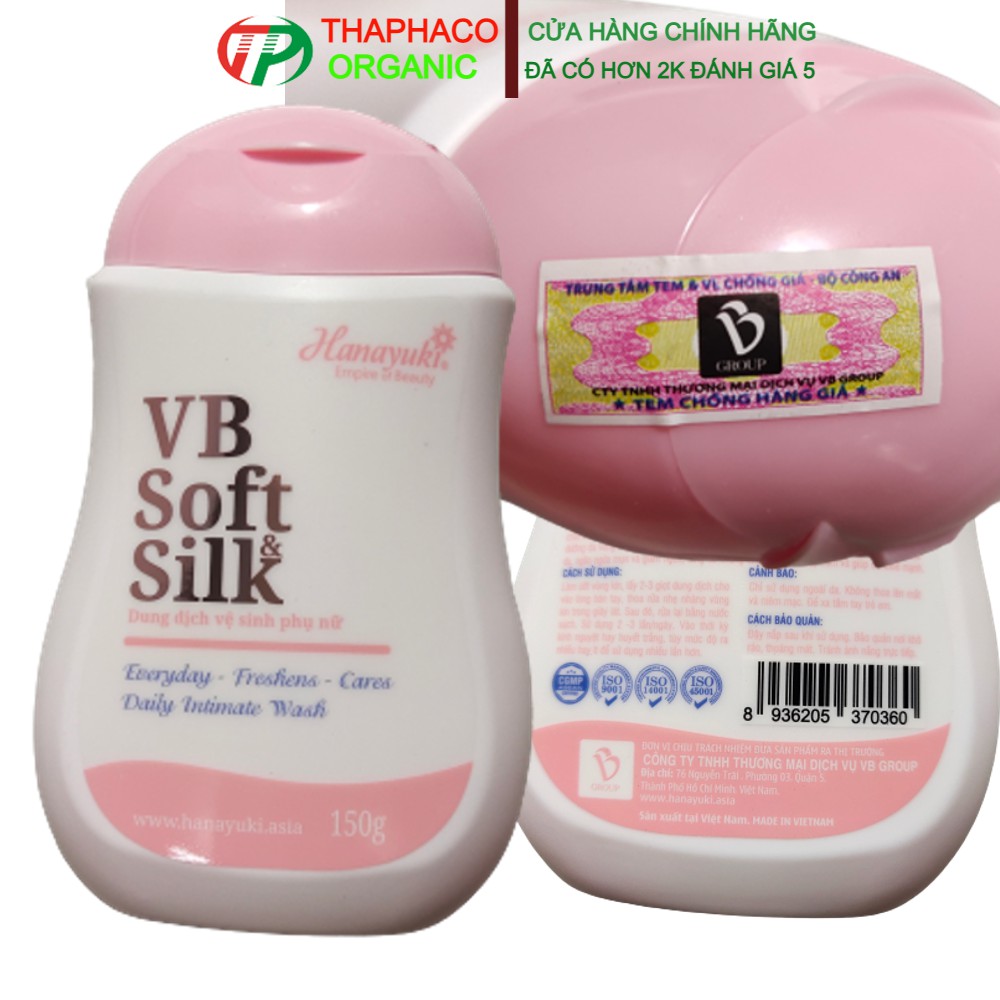 VB Soft Silk - Dung Dịch Vệ Sinh Hanayuki Màu Hồng