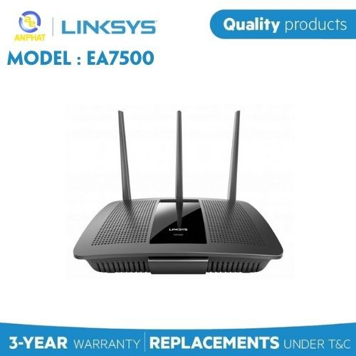 Bộ phát sóng Wifi Linksys EA7500 chuẩn AC1900 Chính hãng BH 3 năm