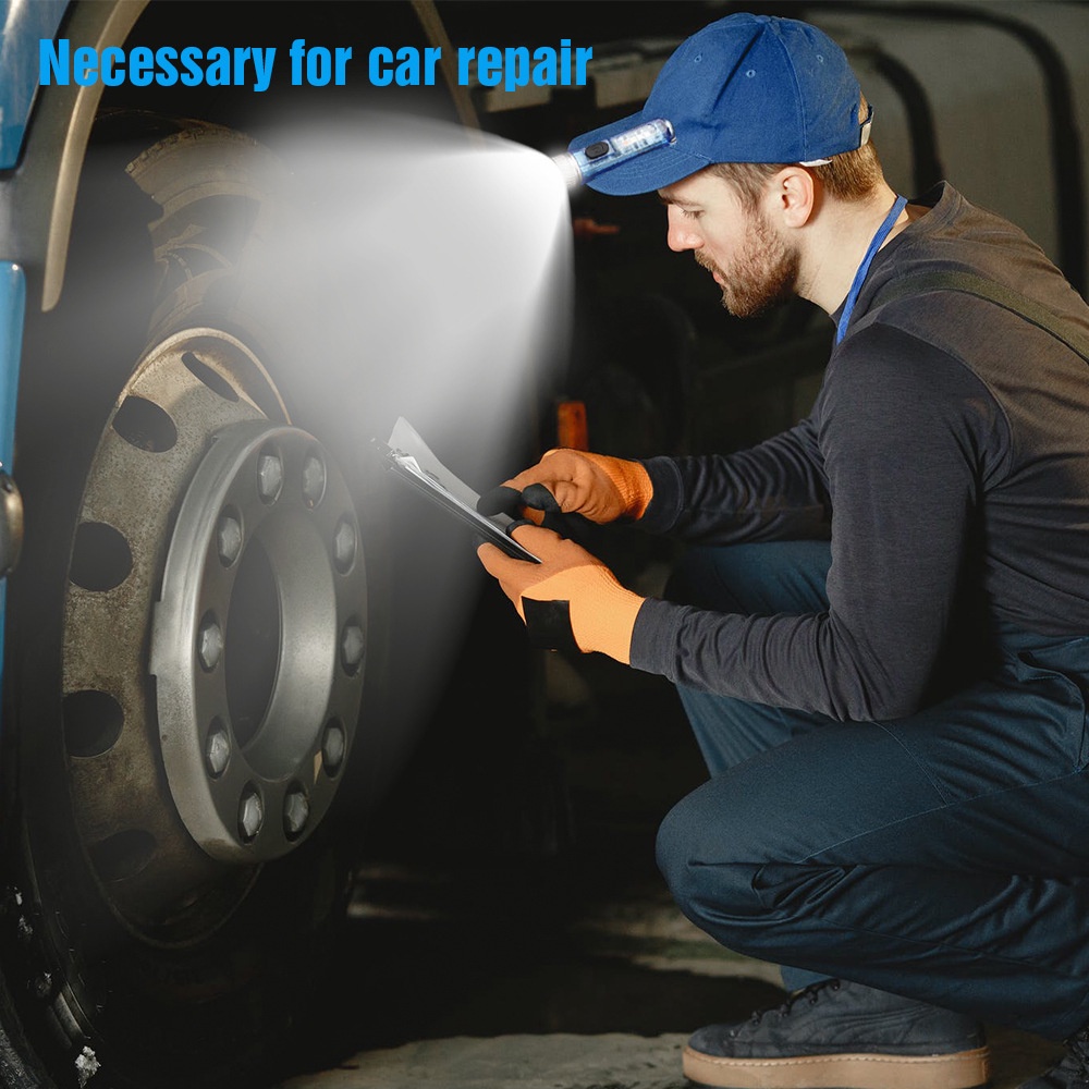 Mới Móc Khóa Đèn Pin Mini Ánh Sáng Tím / Đỏ / Xanh Dương Có Nút Hít Nam Châm Làm