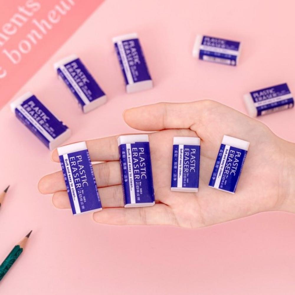 Gôm tẩy chì 2B Màu xanh mã 8083 Pison ít vụn dùng cho học sinh - TBC013 - 1 cái