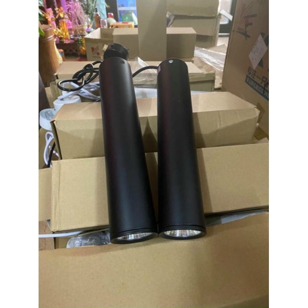 Đèn rọi thả trần ống bơ công suất 20w ánh sáng vàng - Đèn led rọi trang trí quầy bar, cửa hàng, decor phòng ăn
