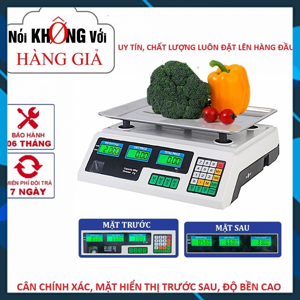 Cân tính tiền điện tử tối đa 40kg cao cấp xuất Hàn,  cân tính tiền, cân điện tử