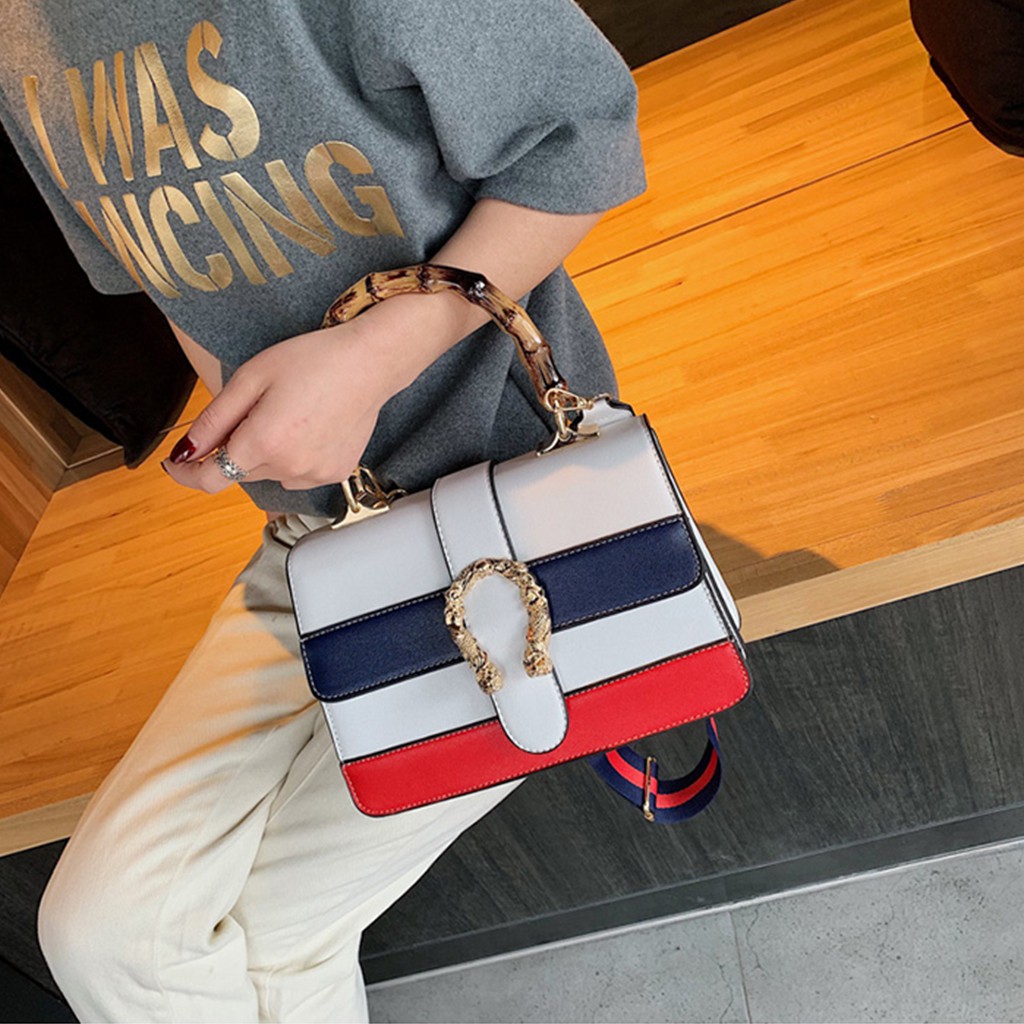 Túi xách nữ đeo chéo bản to hàng quảng châu cao cấp - Lupine