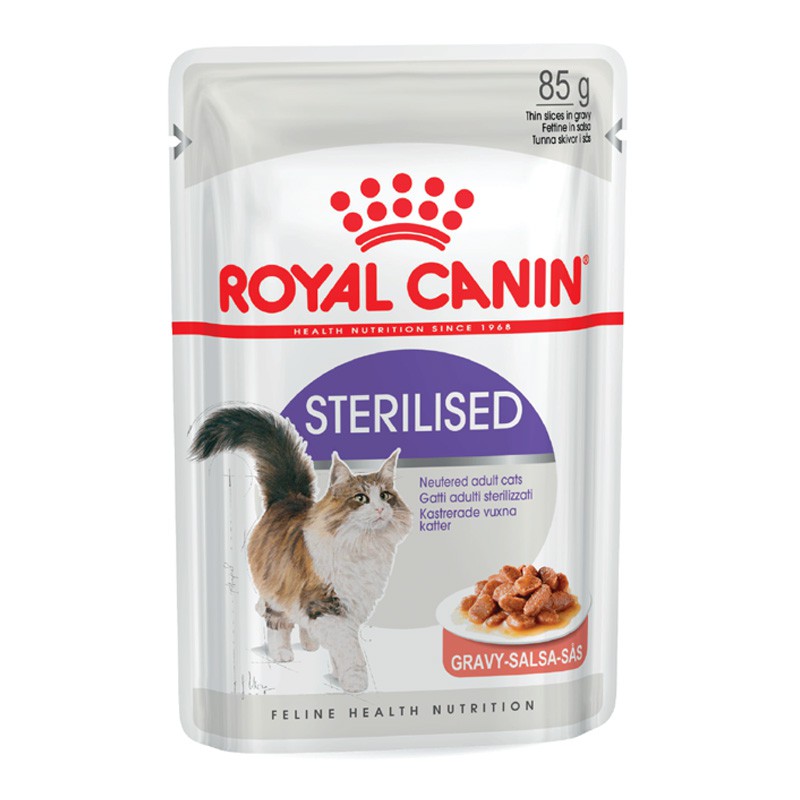 Thức ăn Pate cho mèo triệt sản Royal Canin Sterilised 85gr