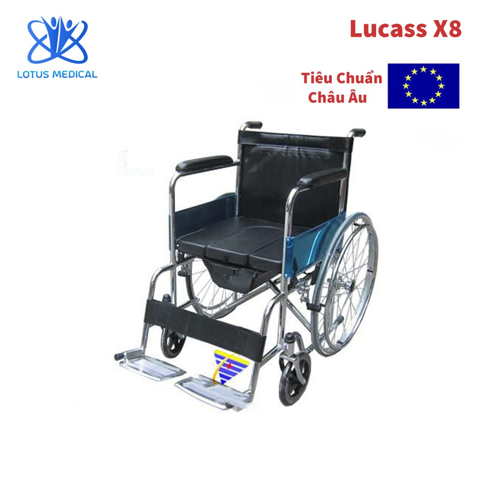 [CHÍNH HÃNG] XE LĂN CÓ BÔ LUCASS X8 (~S2-XK8) - Xe lăn cho người khuyết tật, bệnh nhân, người già.