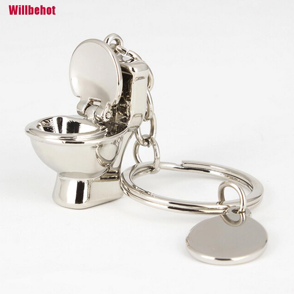 Chìa Khóa Bồn Cầu mini Bằng Kim Loại Dễ Thương