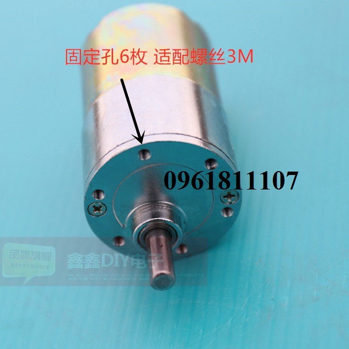 Motor giảm tốc 24V 11 33 VÒNG