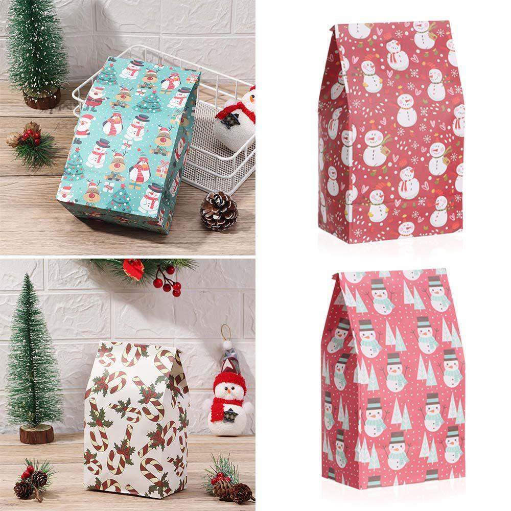 Bộ 5 Túi Đựng Bánh Kẹo Họa Tiết Giáng Sinh