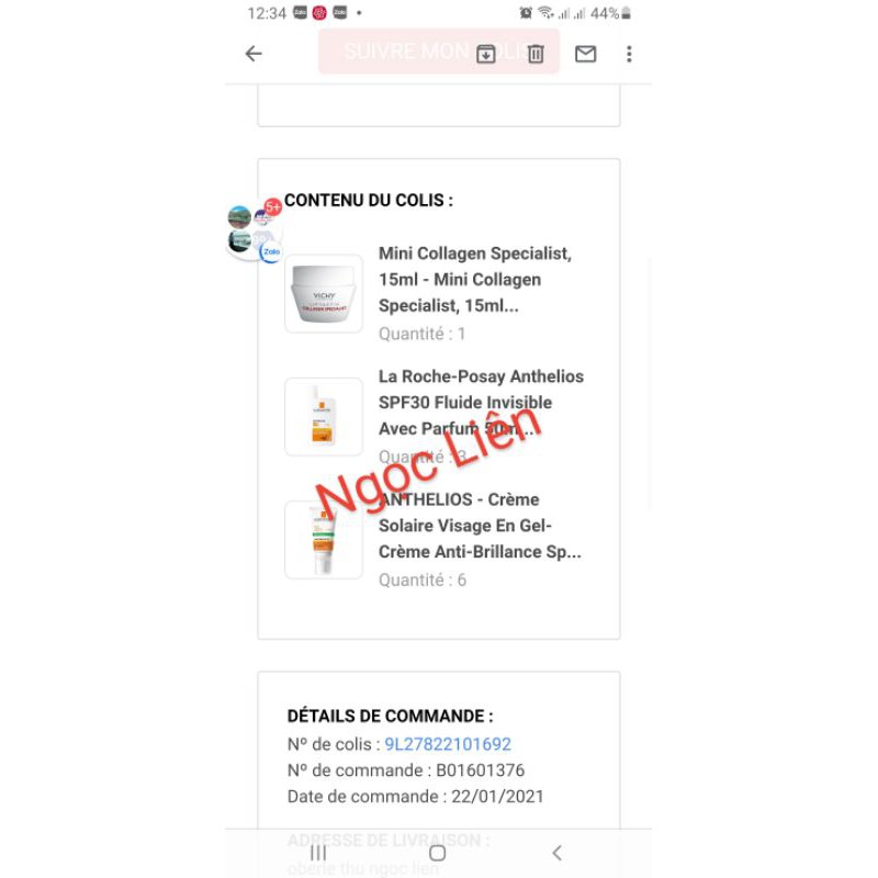 Sẵn Kem chống nắng La Roche-Posay Anthelios XL Gel SPF 50+ 50ml vạch xanh không hương liệu