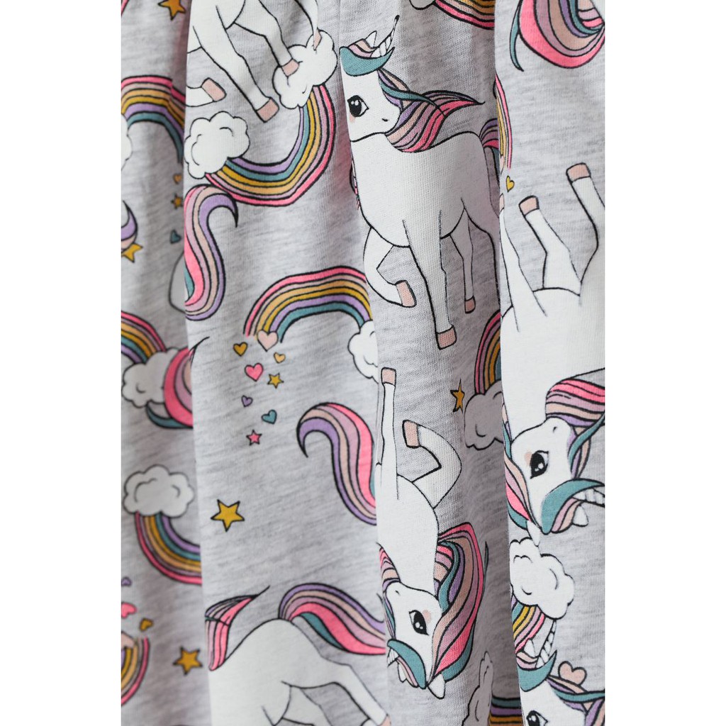 Váy sát nách xám unicorn HM H&amp;M_hàng chính hãng authentic