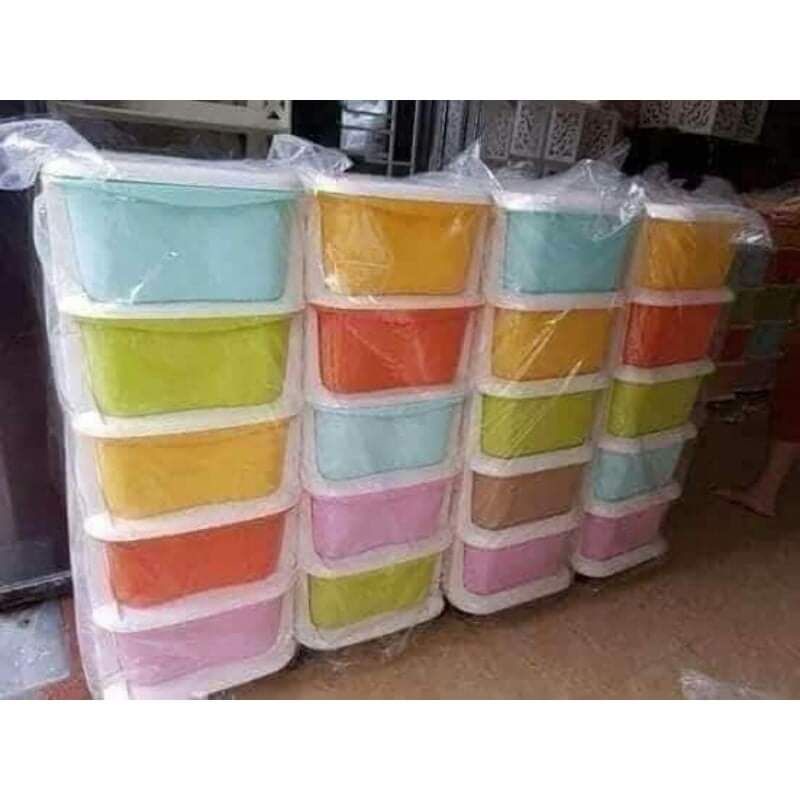 TỦ NHỰA ĐA SẮC 5 TẦNG