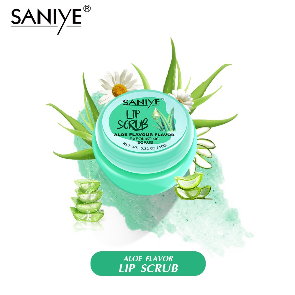 SANIYE LiP Scrub Aloe flavour Exfoliating Cream Moisturizing Lip Care K1134