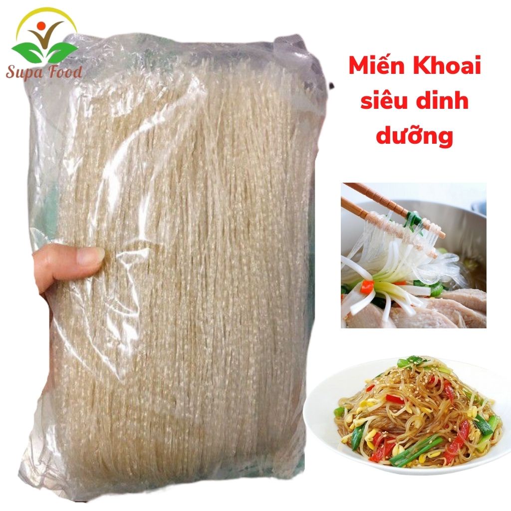 Miến Khoai Lang Sợi Rút Siêu Ngon- miến làm từ khoai lang- Eat Clean, ăn kiêng, dai ngon đặc biệt -Supa Food