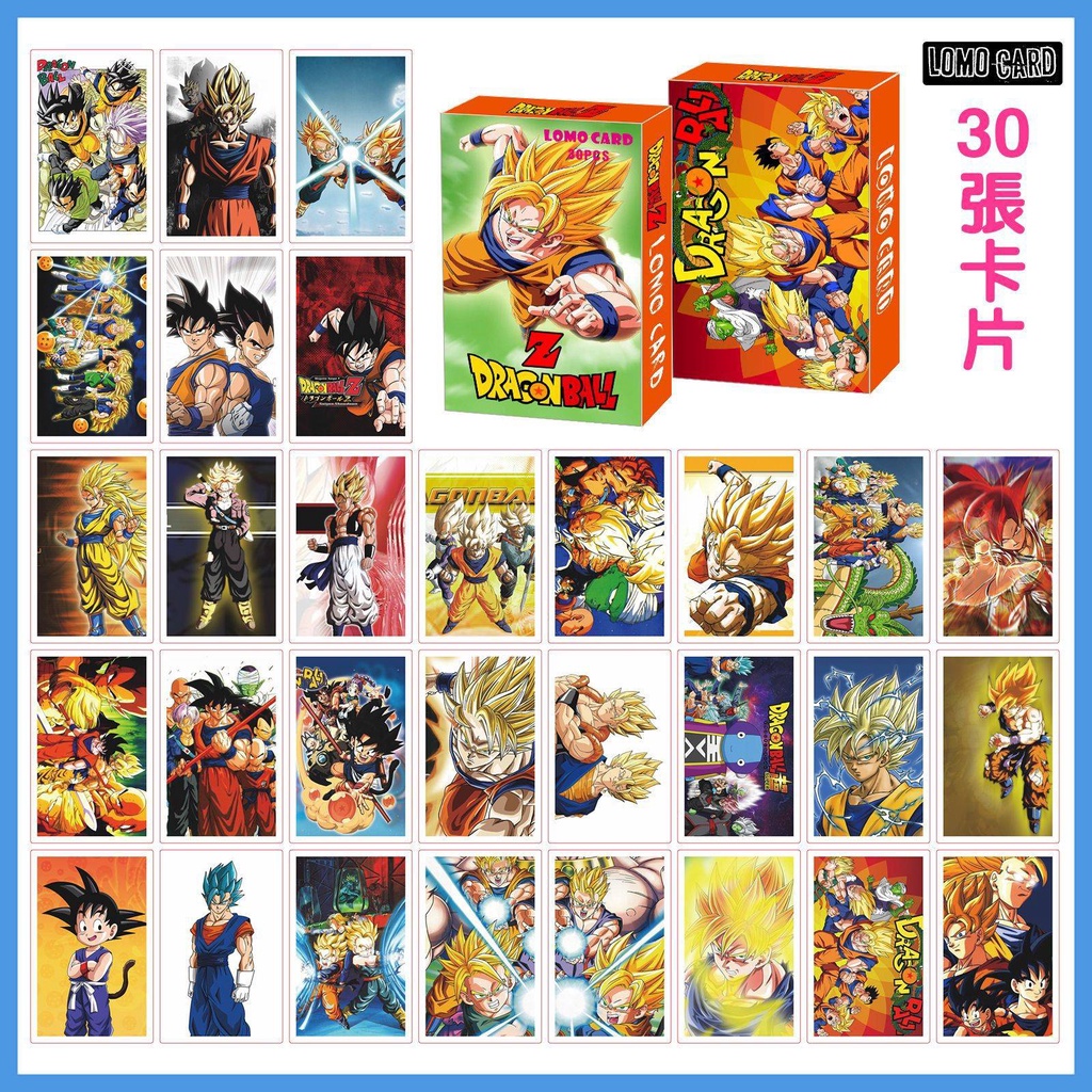 Set 30 Tấm Thẻ Ảnh LOMO Jujutsu Kaisen Demon Slayer Tokyo Revengers YS2 SY2
