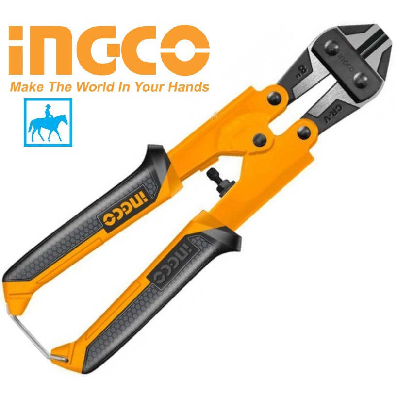 INGCO Kềm Cắt Sắt Kìm Cộng Lực 8inch 200mm Mini CRV Bolt Cutter HMBC0808