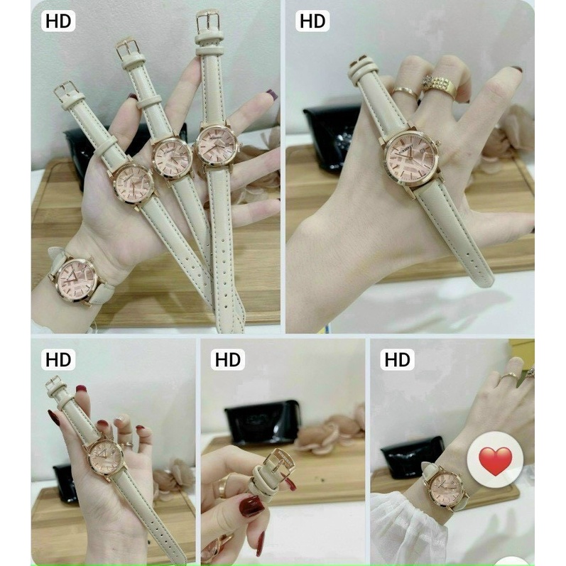 Đồng hồ đeo tay nữ mặt nhỏ, dây da nhiều màu thời trang, Danh riêng cho chị em giá 79k