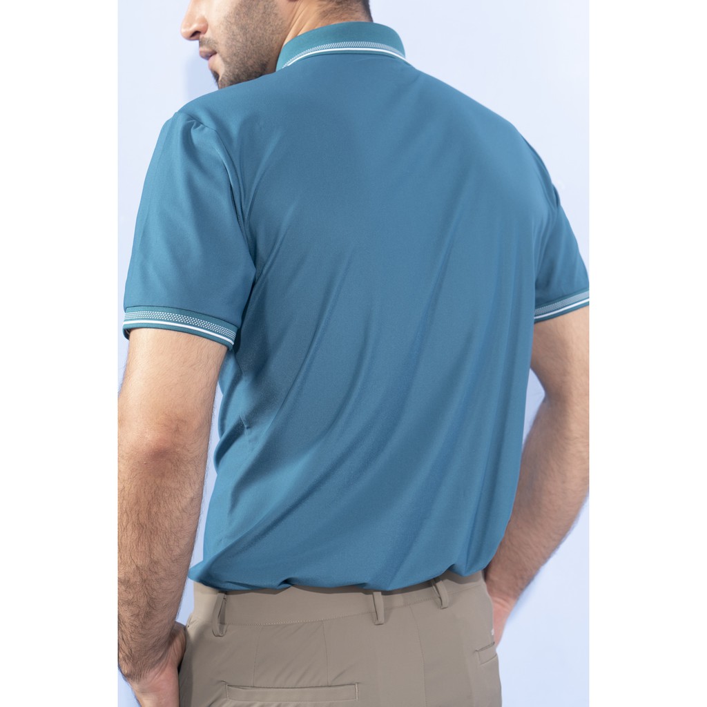 Áo Polo Nam Thể Thao Star Livan Sport Mát Lạnh Thoáng Khí Xanh Đậm