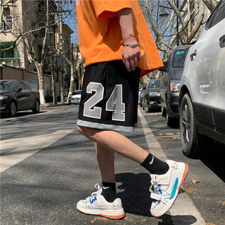 Quần Short Thể Thao Bóng Rổ Dáng Rộng Phong Cách Hip Hop Đường Phố Hàn Quốc Cho Nam TF1