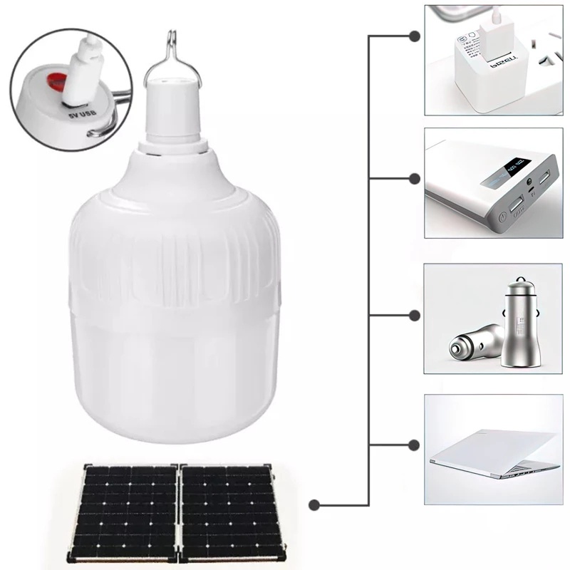 Đèn LED sạc USB 3 chế độ nhỏ gọn dùng khi đi cắm trại