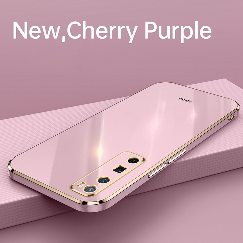 Ốp Điện Thoại TPU Dẻo Mạ Vàng 6D Sang Trọng Cho Huawei Nova 7 Pro 5G Huawei Nova7 SE