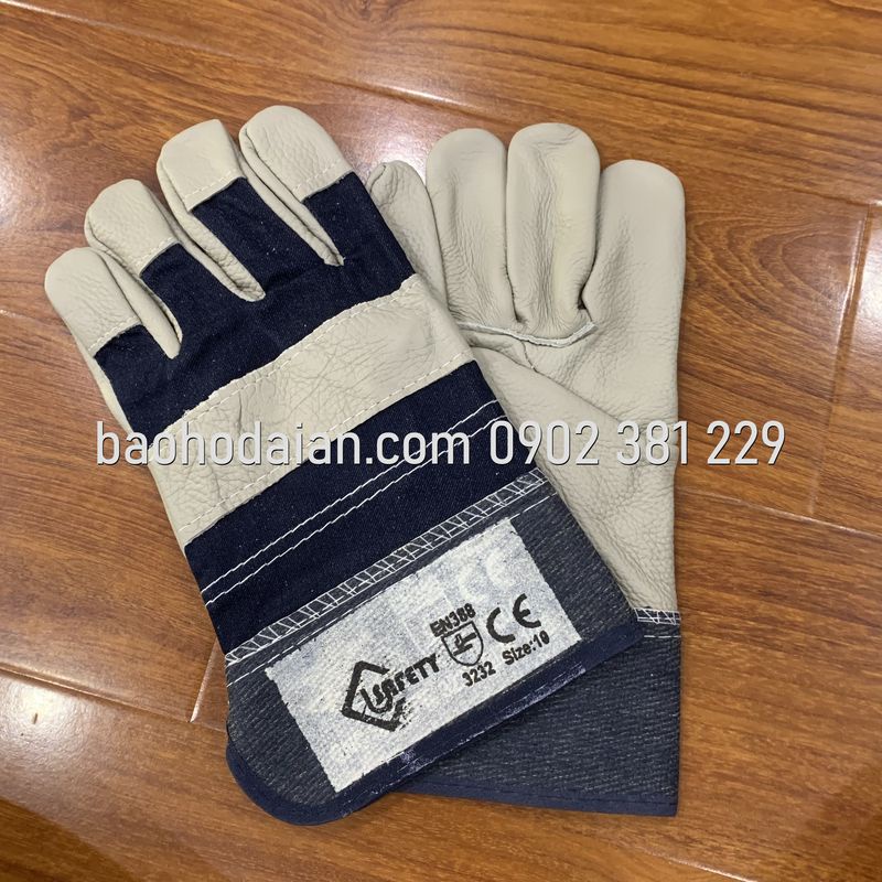 Găng da phối vải Usafety chống mài mòn chống tia lửa điện US-GL-P019