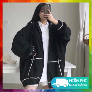 Áo khoác nỉ bomber nam nữ CHOOSE,Áo sweater hoodie nam nữ from rộng